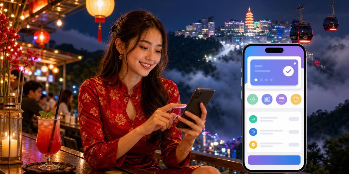 Pengguna di Genting Highlands mengakses akaun 13400 dengan selamat melalui telefon pintar