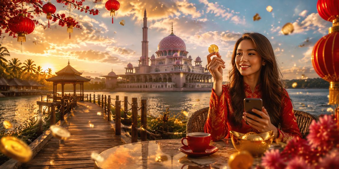 Pengguna Malaysia melayari platform 13400 melalui telefon di Putrajaya